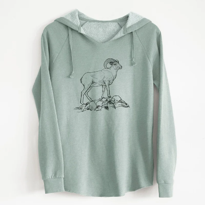 Bighorn Sheep Ram - Ovis canadensis - Cali Wave Hooded Sweatshirt Casual Women’s Hoodies Bighorn Sheep Ram - Ovis canadensis - Cali Wave Hooded Sweatshirt Casual Women’s Hoodies