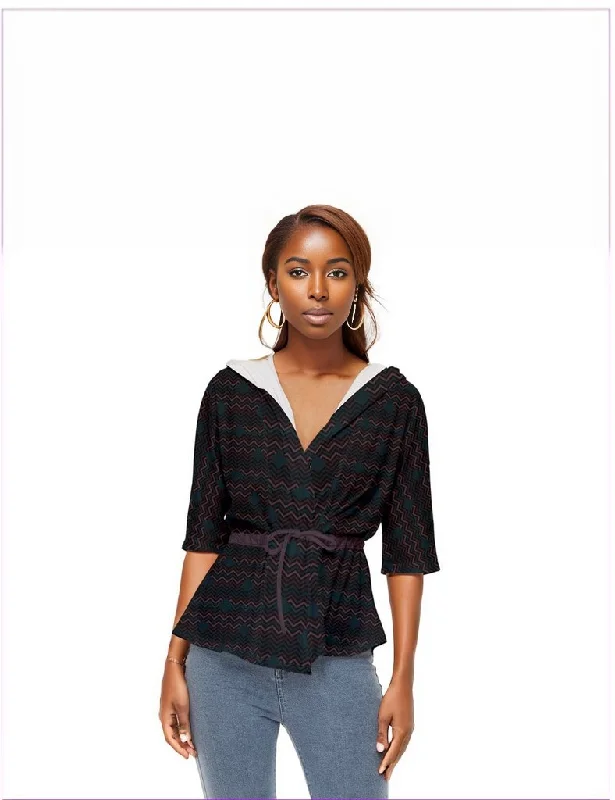 Easy Days Dark Lightweight Drawstring Hooded Top Soft Sweatshirts for Women