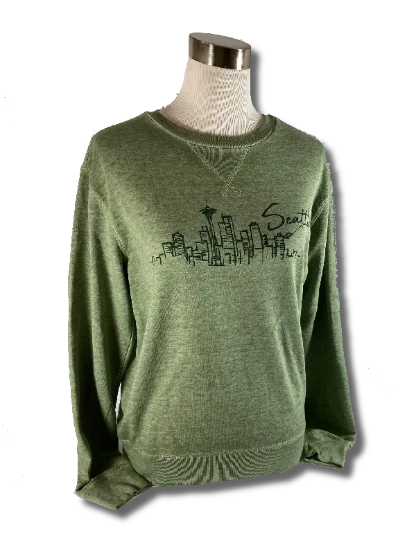 Seattle Skyline Sweatshirt Cozy Hoodies & Sweatshirts