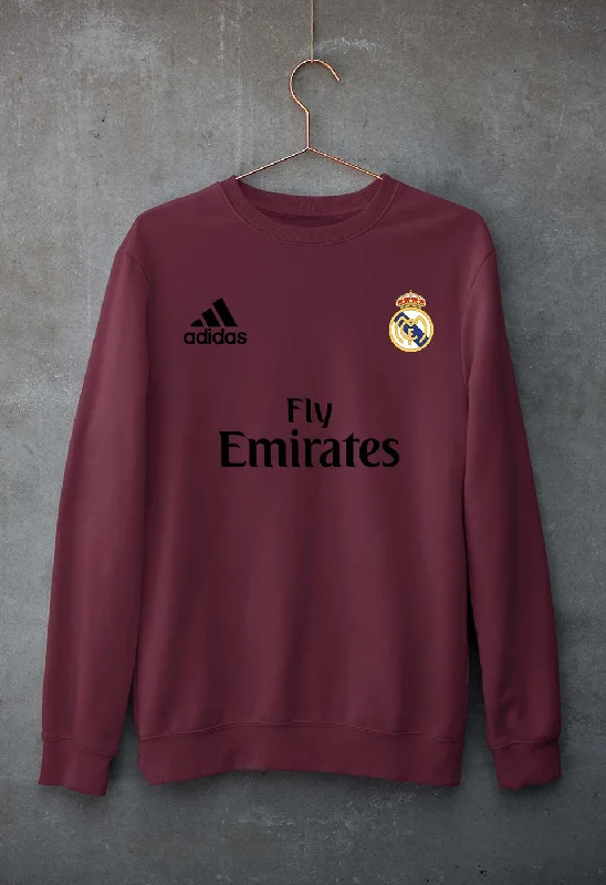 Real Madrid Unisex Sweatshirt for Men/Women Fleece Hoodies & Sweatshirts