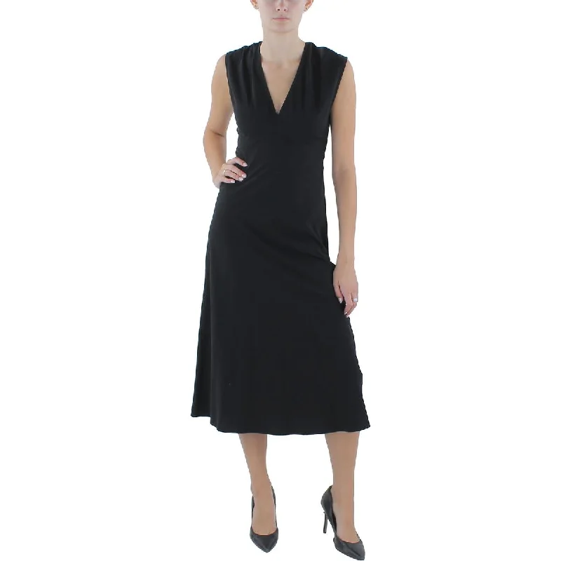 A.L.C. Womens Amelie Open Back Lace-Up Midi Dress Lace Mini Dress