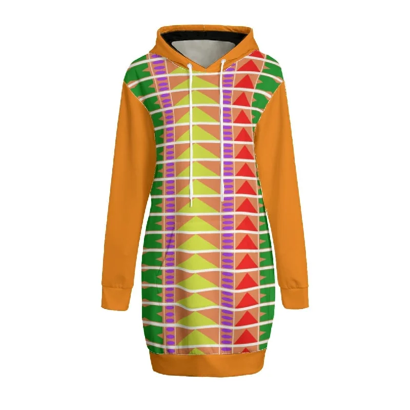 Tribe 2 Women's Long Hoodie | Interlock Fabric Hoodie Sweatshirt Fashion