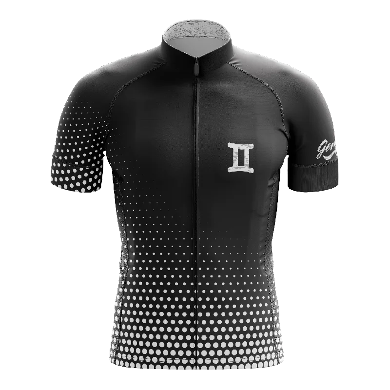 Gemini Short Sleeve Cycling Jersey Elegant Hoodies & Sweatshirts