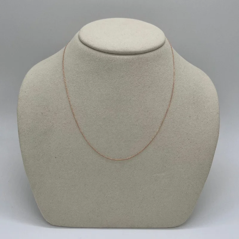 14K Rose Gold Chain Necklace | 14K Rose Gold Lace Dress Trendy