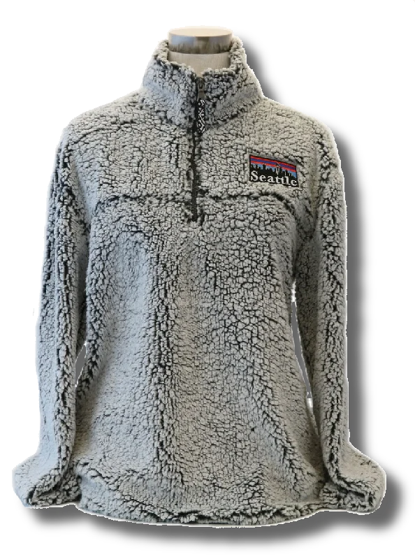Sherpa Pull-Over Comfort Hoodie Sweatshirt
