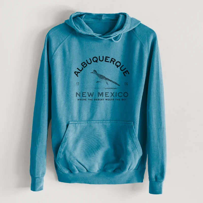 Albuquerque New Mexico Roadrunner - Mid-Weight Unisex Vintage 100% Cotton Hoodie Women’s Hoodie Pullover Albuquerque New Mexico Roadrunner - Mid-Weight Unisex Vintage 100% Cotton Hoodie Women’s Hoodie Pullover