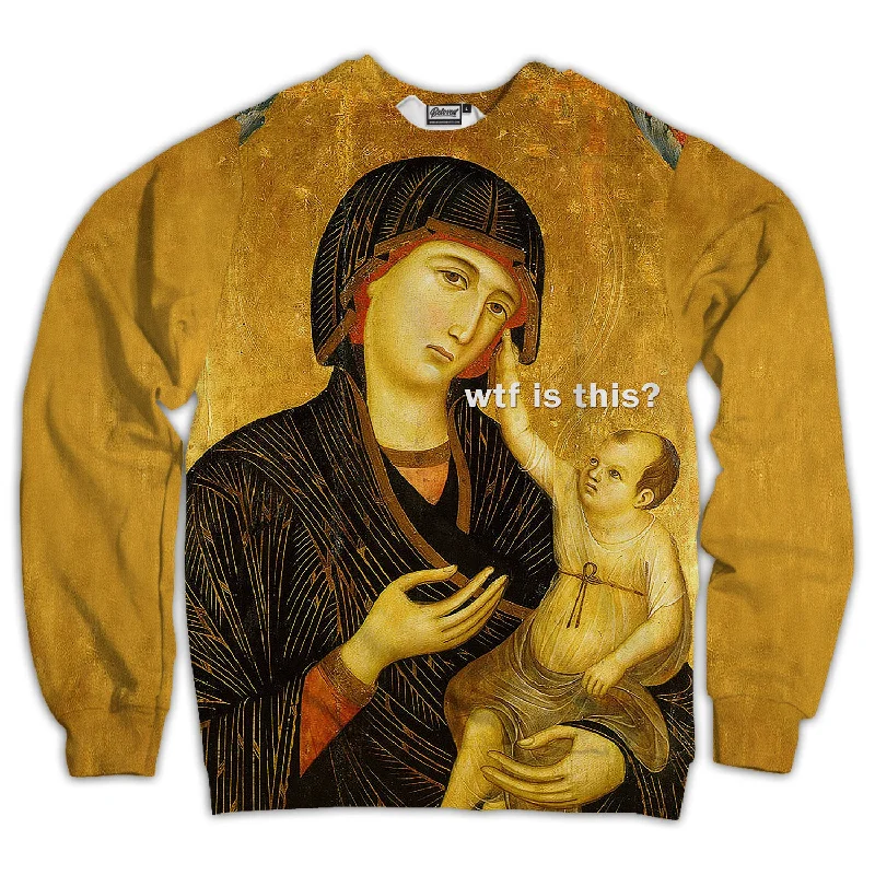 Wtf Is This Unisex Sweatshirt Comfy Sweatshirts for Fall
