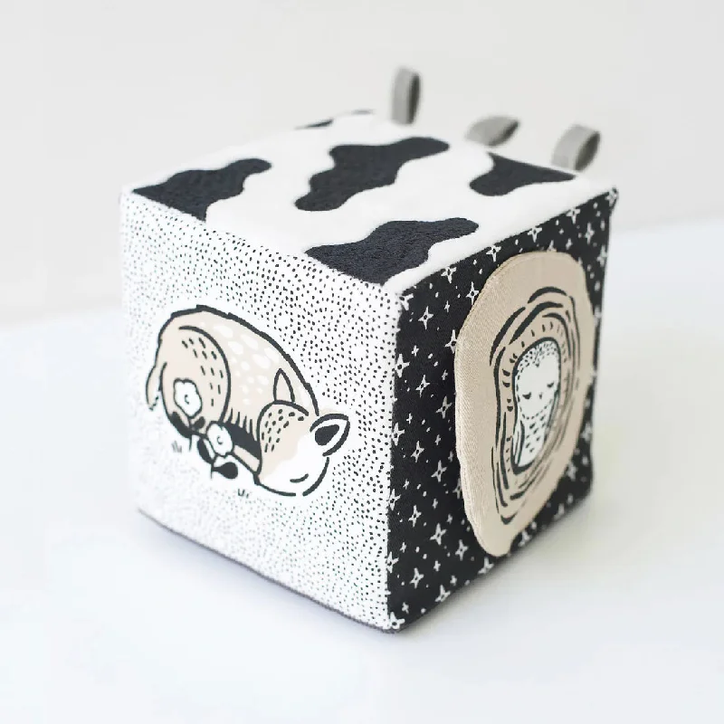 WEE GALLERY - BABY ANIMALS SOFT BLOCK