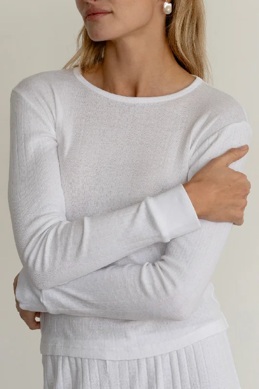 The Pointelle Long Sleeve