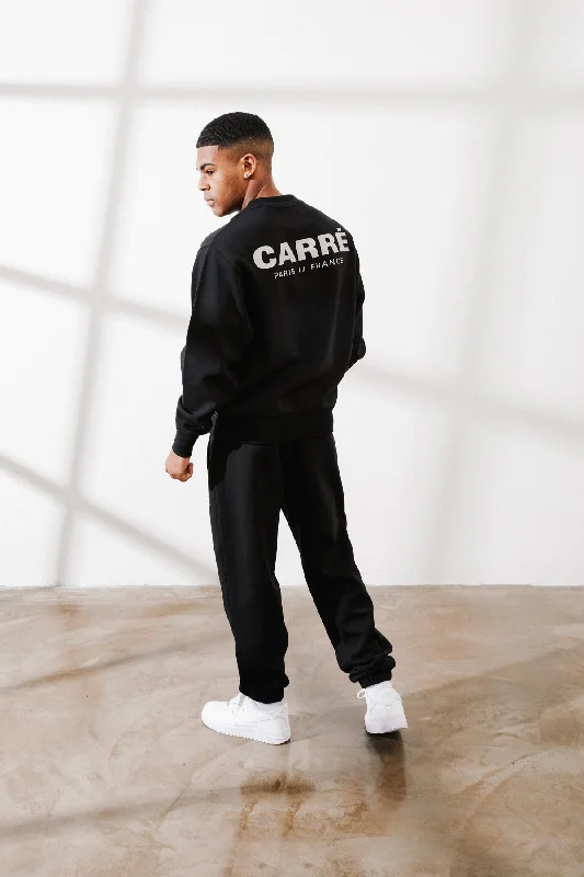 Carre Premium Motion Crewneck Black