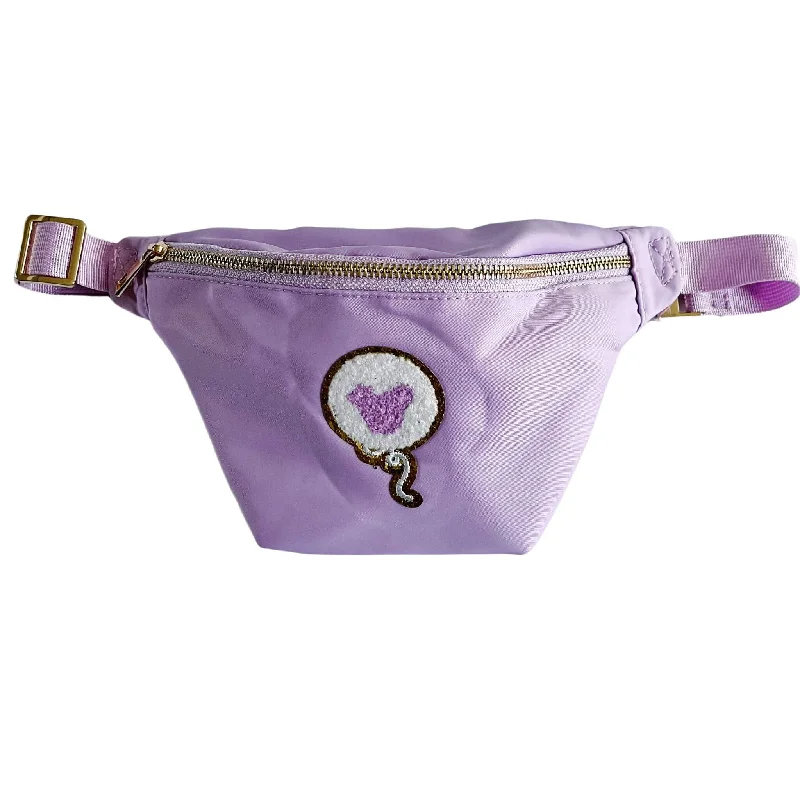 Purple Balloon Fanny Pack