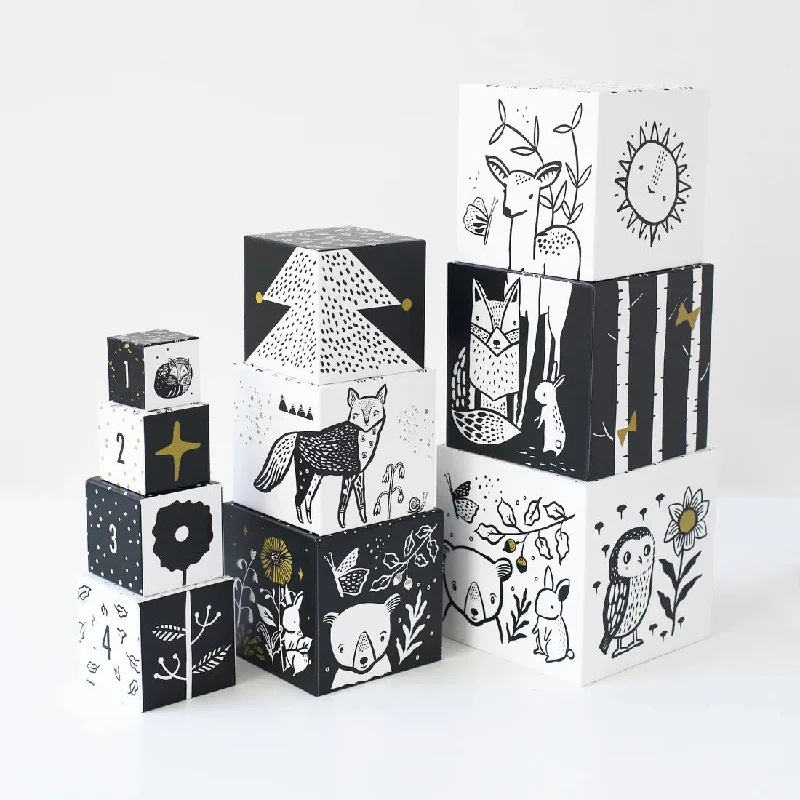 WEE GALLERY - WOODLAND NUMBERS NESTING BLOCKS