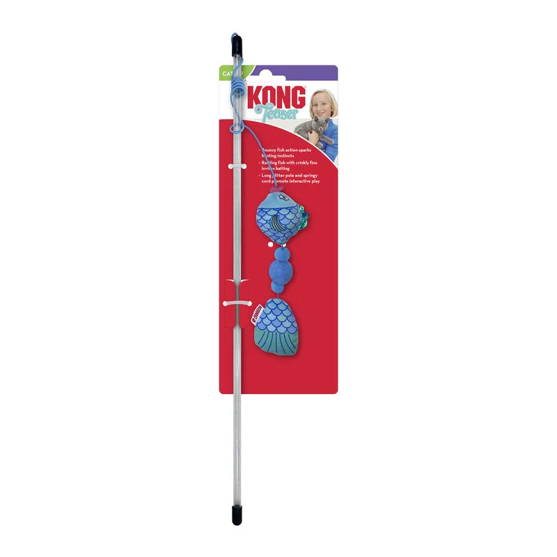 KONG Cat Teaser Scrattles Fish