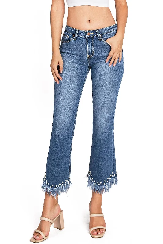 Denim Pearls