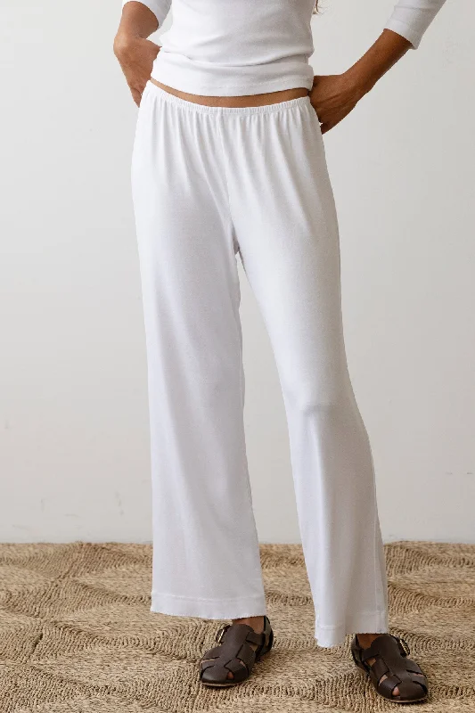 The Baby Rib Scallop Pant