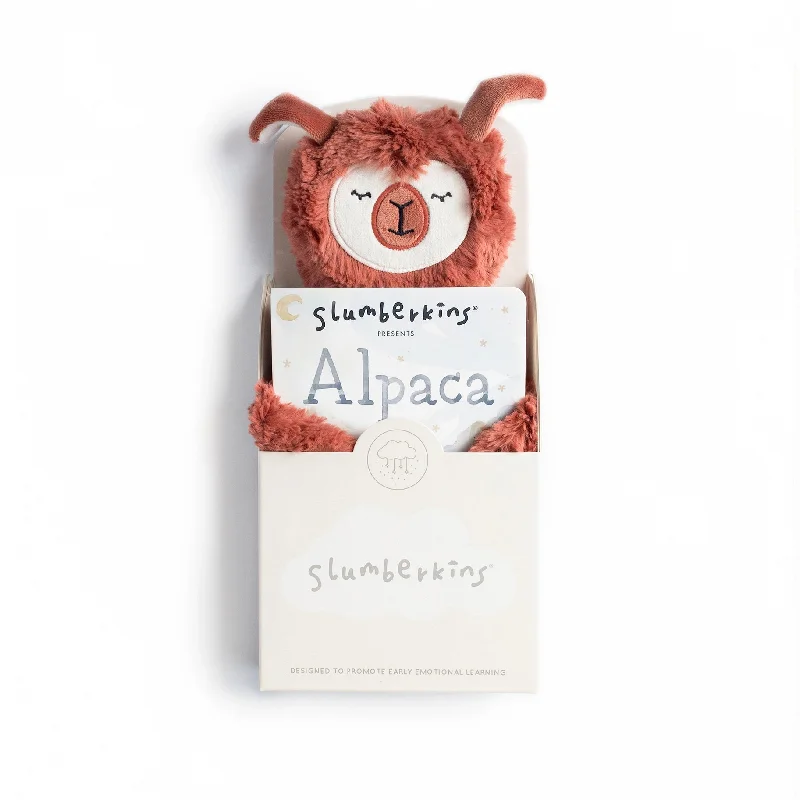 SLUMBERKINS - ALPACA SNUGGLER (RUST)