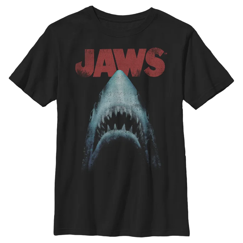 Boy's Jaws Classic Poster T-Shirt