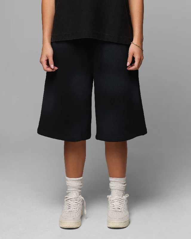 Loiter Premium Essentials Sweat Shorts Washed Black