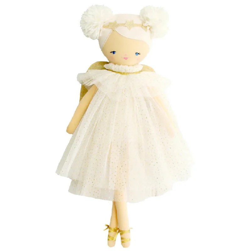 ALIMROSE - AVA ANGEL DOLL IVORY GOLD