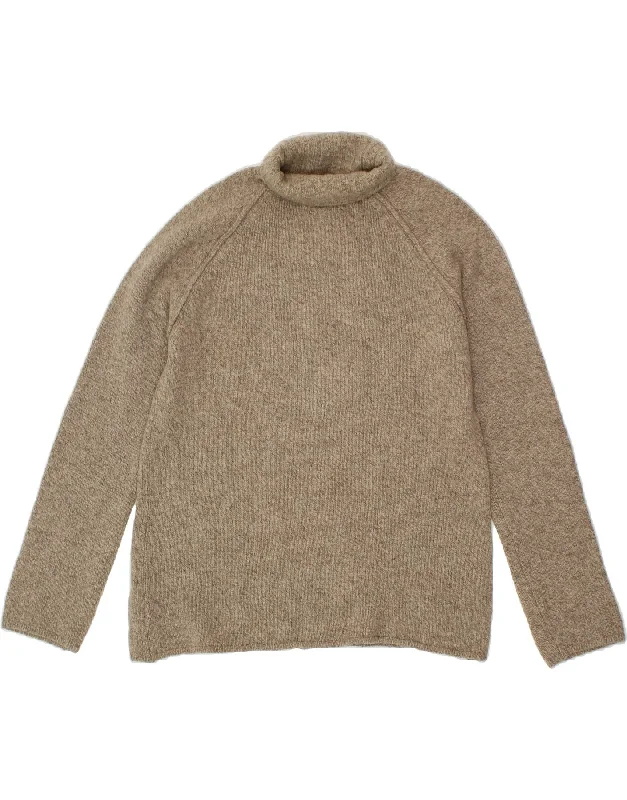 HENRY COTTONS Womens Roll Neck Jumper Sweater IT 44 Medium Beige New Wool Travel sweaters HENRY COTTONS Womens Roll Neck Jumper Sweater IT 44 Medium Beige New Wool Travel sweaters