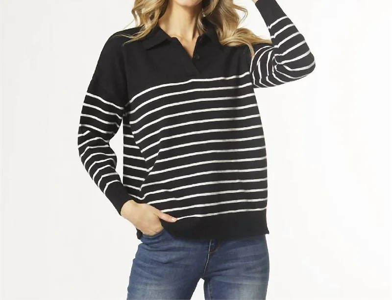 Lola Sweater In Black High-end sweaters