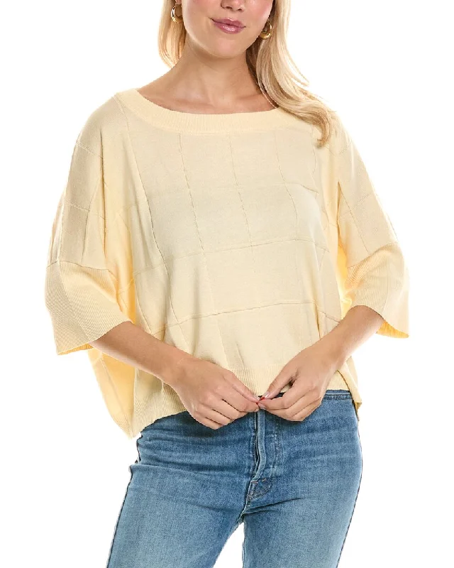 PLANET Boxy Top Zip-up sweaters