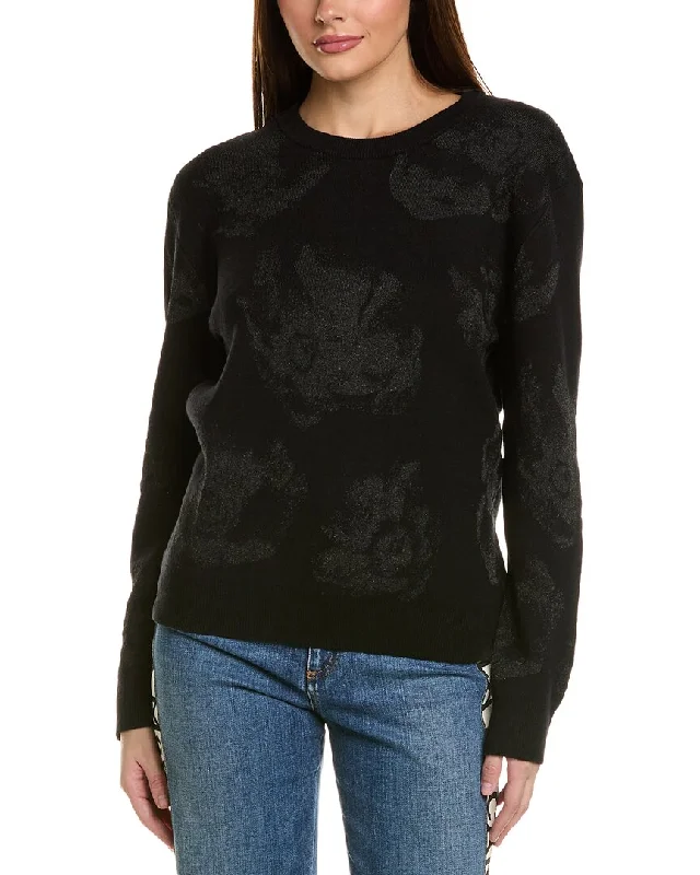 The Kooples Jacquard Sweater Crewneck sweaters