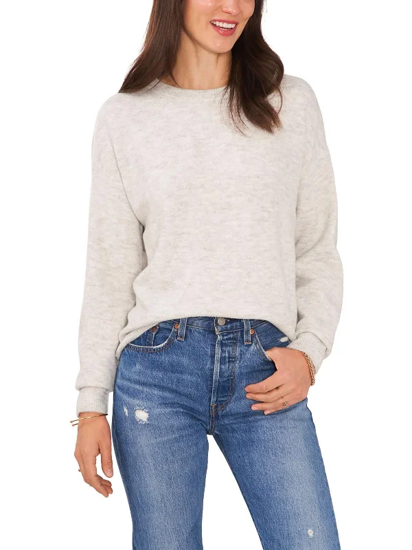 Womens Knit Cut-Out Pullover Sweater Holiday sweaters