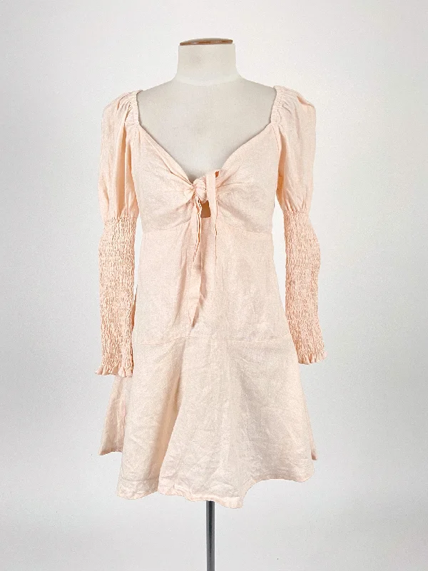 Palm Collective | Pink Casual Dress | Size S Wrap mini dresses