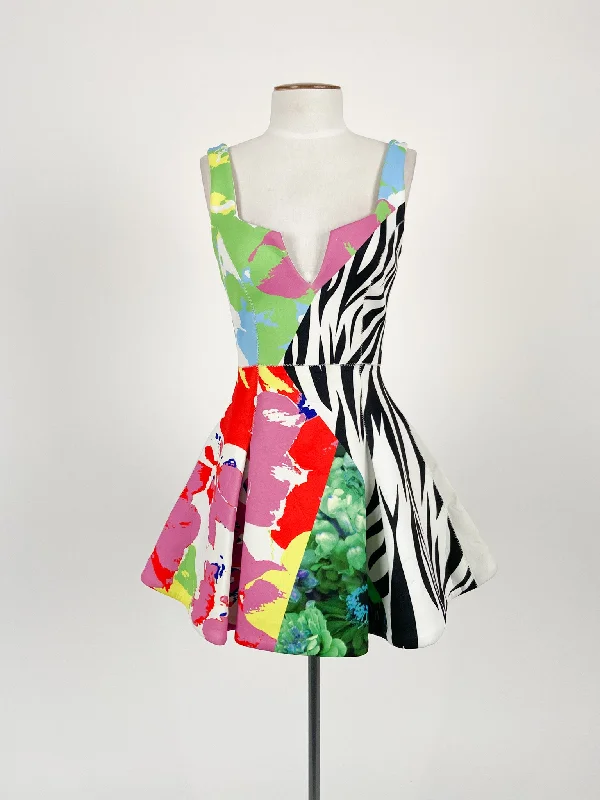 Shakuhachi | Multicoloured Cocktail/Formal Dress | Size 6 Velvet mini dresses