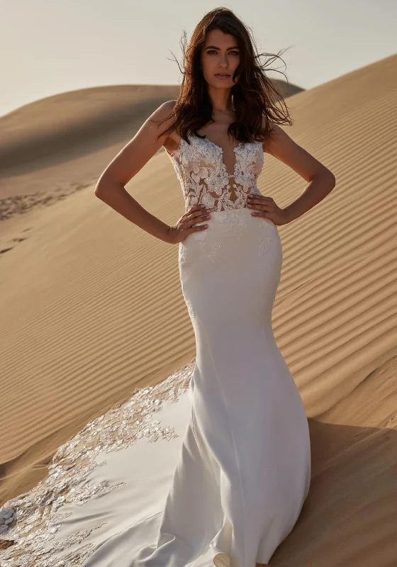 Dando London Honeysuckle Wedding Dress, Ivory Romantic Wedding Dress