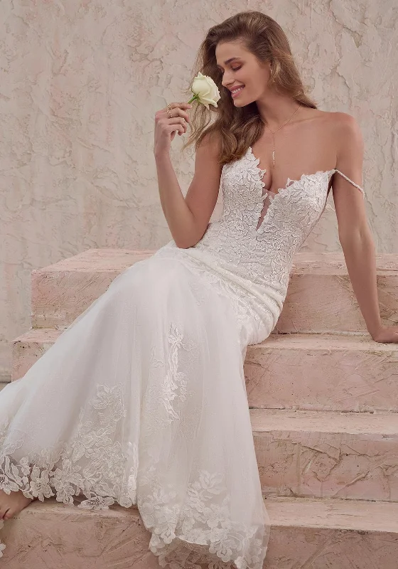 Maggie Sottero Penelope Wedding Dress, Ivory Satin Bridal Gown