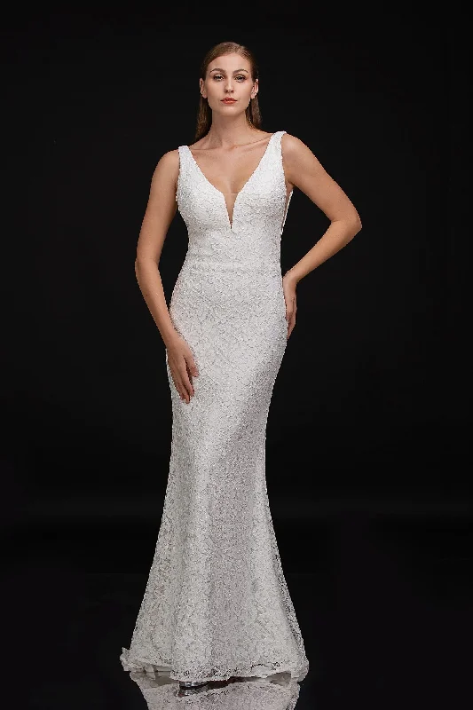 Nina Canacci 2229 size 00 Ivory Lace Formal Wedding Prom Dress V Neck Bridal Gown Classic Bridal Gown Nina Canacci 2229 size 00 Ivory Lace Formal Wedding Prom Dress V Neck Bridal Gown Classic Bridal Gown