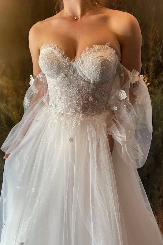 Poppy Off-shoulder Bridal Dress