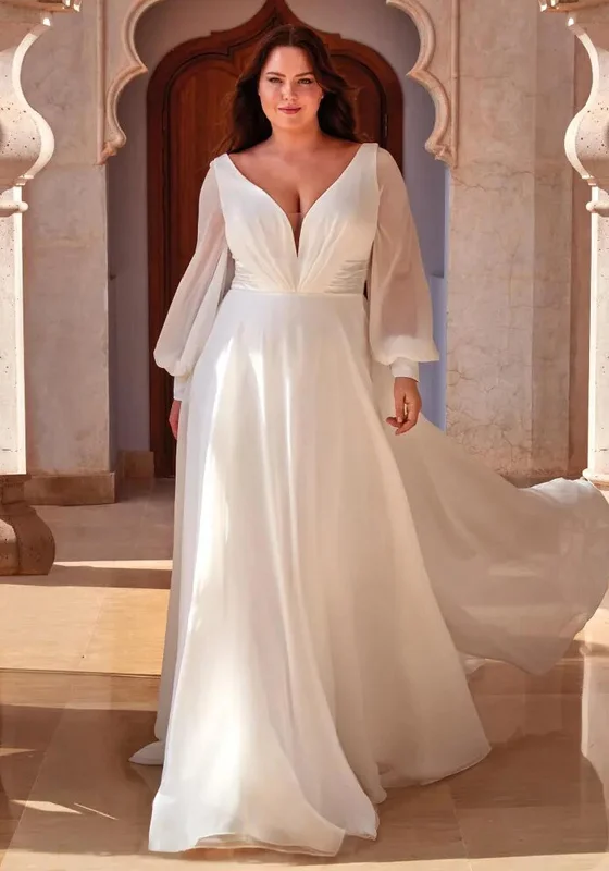 Pronovias Asmara Wedding Dress, Off White Satin Wedding Dress