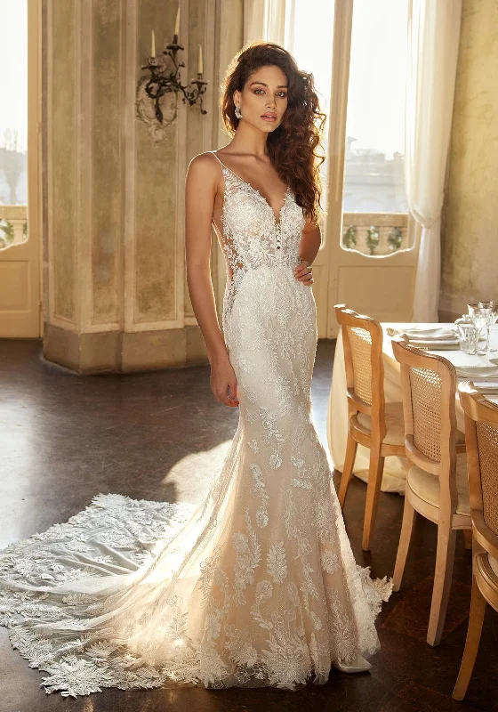 Randy Fenoli Drezden Wedding Dress, Ivory Sparkling Bridal Gown