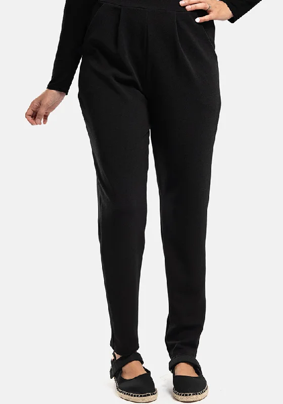 Aiden Black Popsy Trousers Bold pattern unclassified skirts