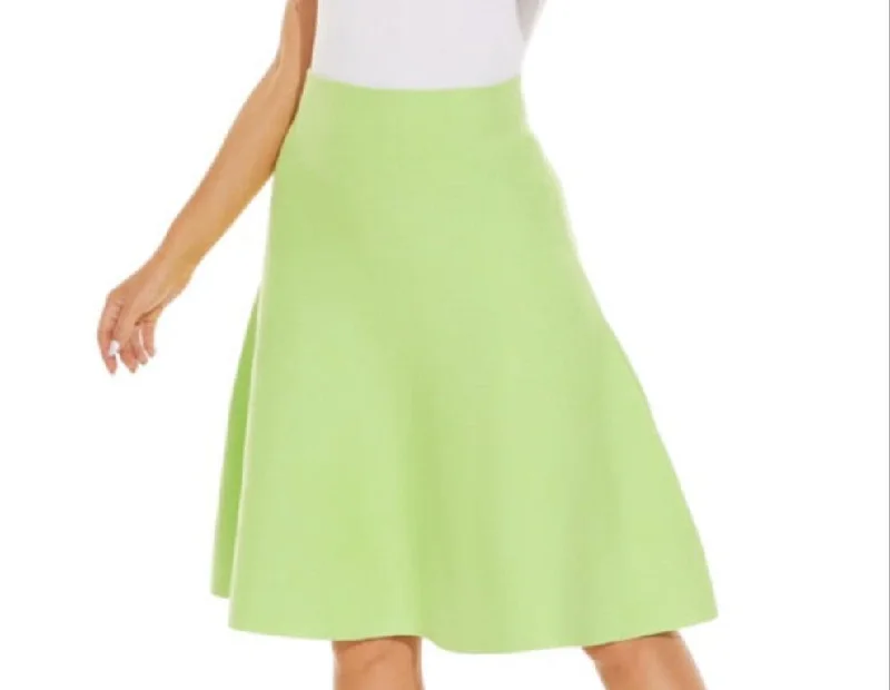 AMAZING MM SKIRT - YEAR ROUND LIME GREEN Velvet unclassified skirts