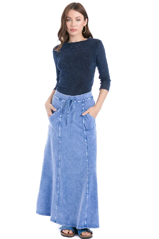Drawstring Angle Pocket Skirt Wrap unclassified skirts