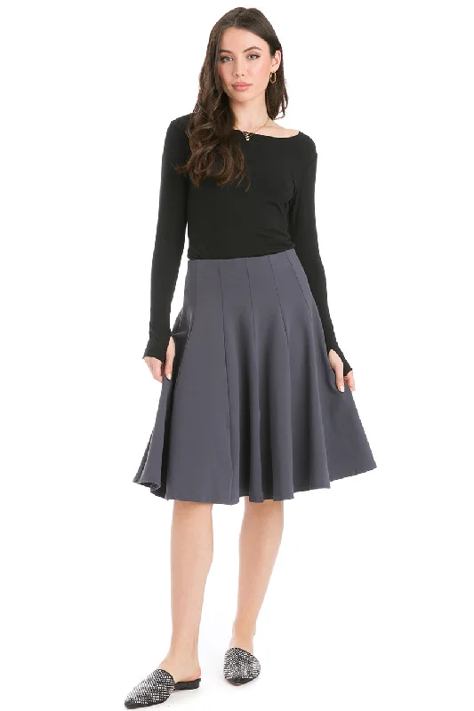 Fit 'N Flare Knee Skirt Trendy unclassified skirts