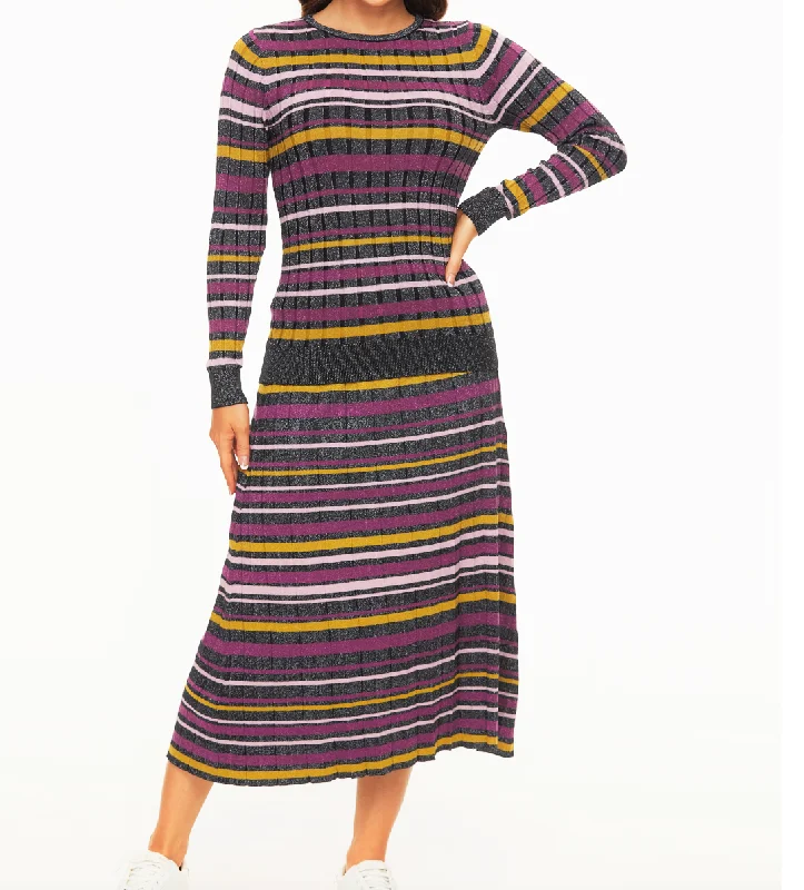 MM PURPLE LABEL- LUREX STRIPE TOP A-line unclassified skirts
