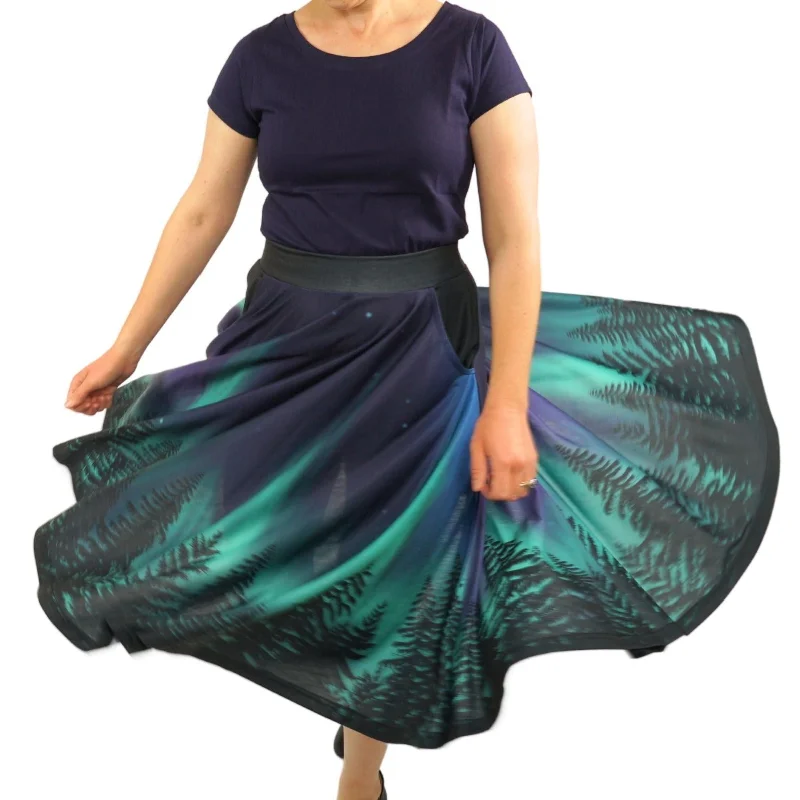 Northern Lights Twirl Skirt High-end unclassified skirts