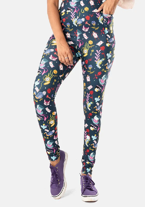 Rene Hatters Tea Party Print Popsy Leggings Discounted unclassified skirts