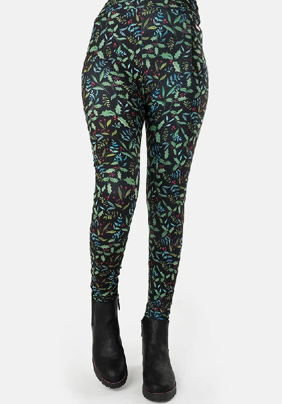Rene Holly Print Popsy Leggings Asymmetrical unclassified skirts