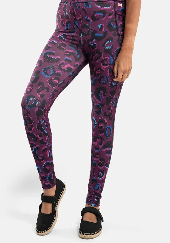 Rene Scribble Animal Print Popsy Leggings Trendy new unclassified skirts