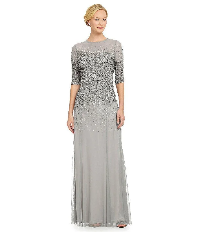 Adrianna Papell 91863330 Sequin Embellished Gown - 1 pc Mist In Size 12 Available Bachelorette party dresses Adrianna Papell 91863330 Sequin Embellished Gown - 1 pc Mist In Size 12 Available Bachelorette party dresses