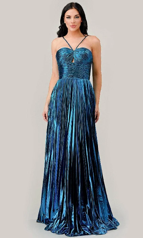 Cinderella Divine C153 - Empire Waist Halter Gown Tiered party dresses