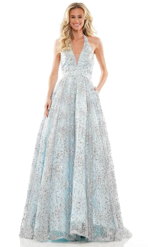Colors Dress 2788 - Sleeveless Plunging V-Neck Prom Gown Club party dresses