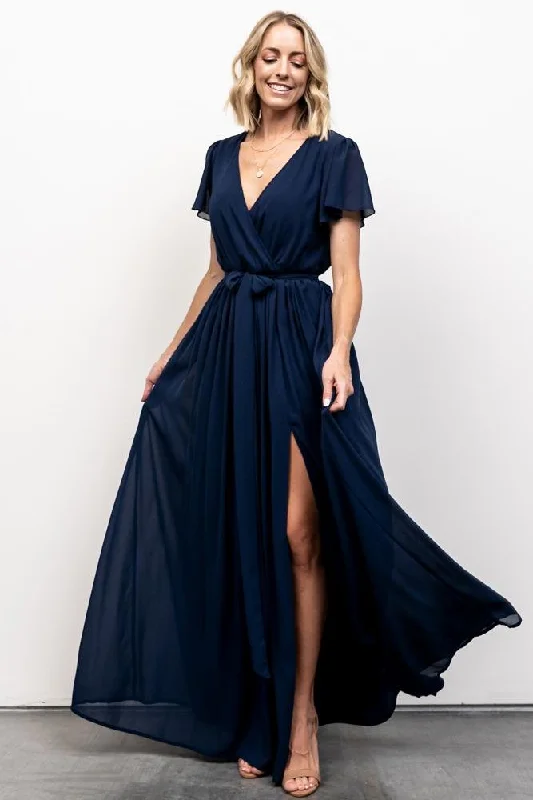 Kristina Maxi Dress | Navy Edgy maxi dresses