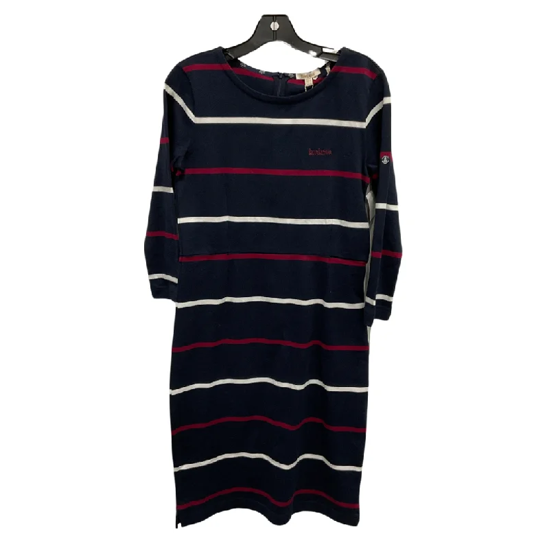 Dress Casual Midi By Barbour In Navy, Size: S Date night midi dresses